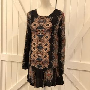 Free People Back Cut Out Tunic Dress
